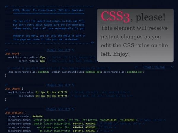 CSS3 Please!