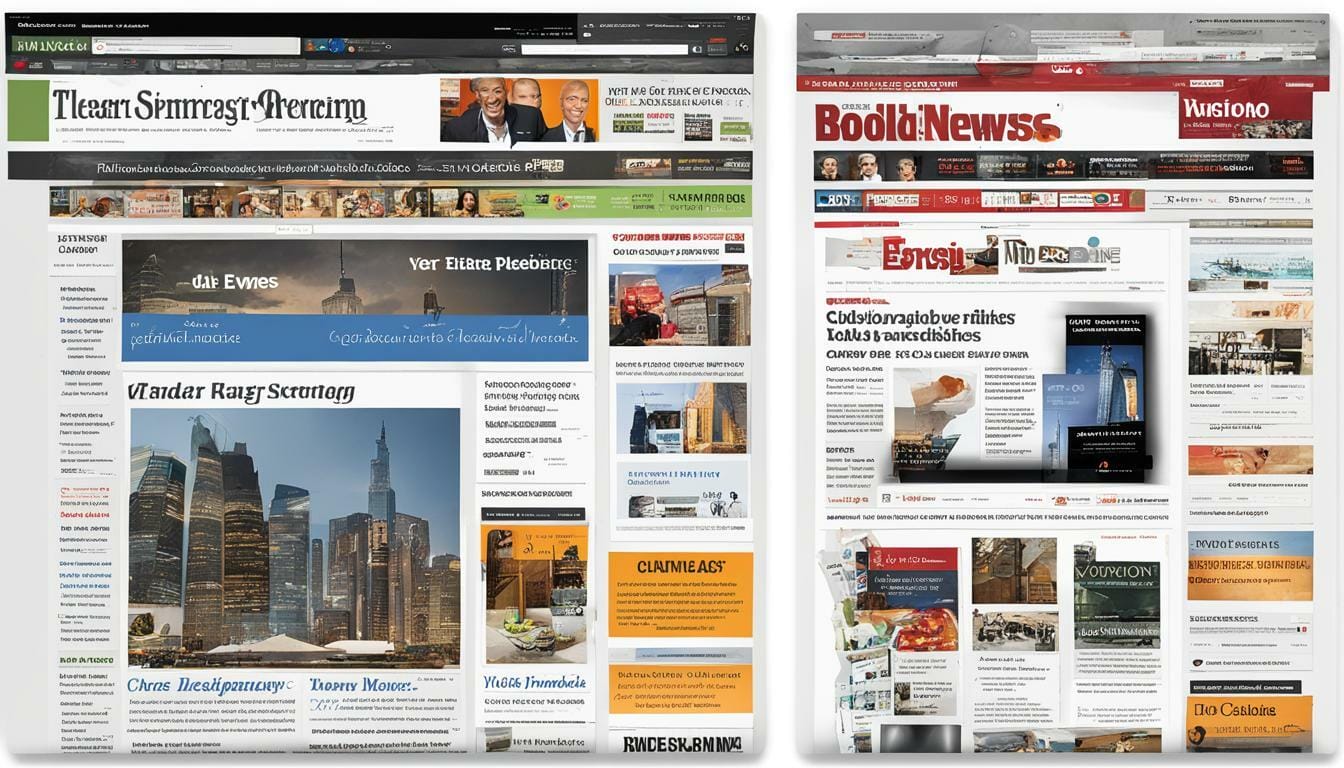 professional news website design and user-friendly news website design